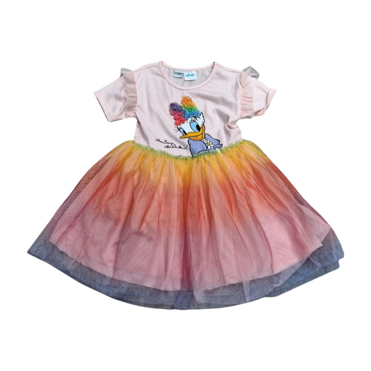 Daisy Duck Rainbow Dress for 4 to 6 years